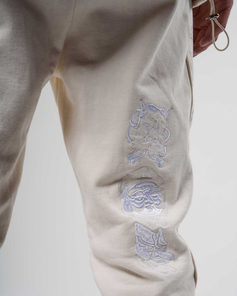 Mask Cream Sweat Pant - Men