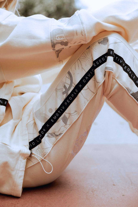 Mask Cream Sweat Pant - Men