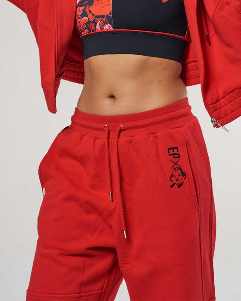 Mask Red Sweat Pant
