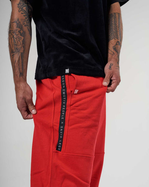 Mask Red Sweat Pant - Men