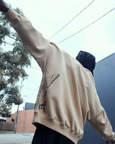Barbed Wire Oversized Jumper - Men