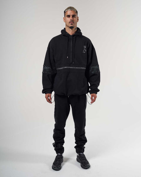 Mask Black Hoodie - Men