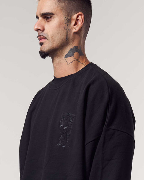 Oversized Mask Jumper - Men