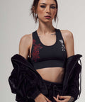 Red Leaves Bra-top