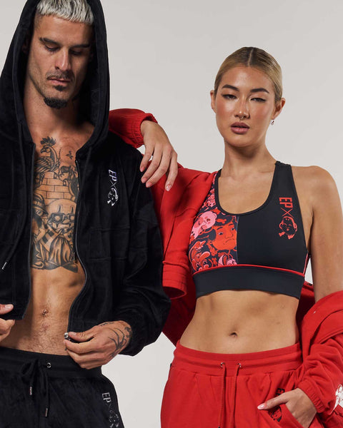 Red Mask Bra-top