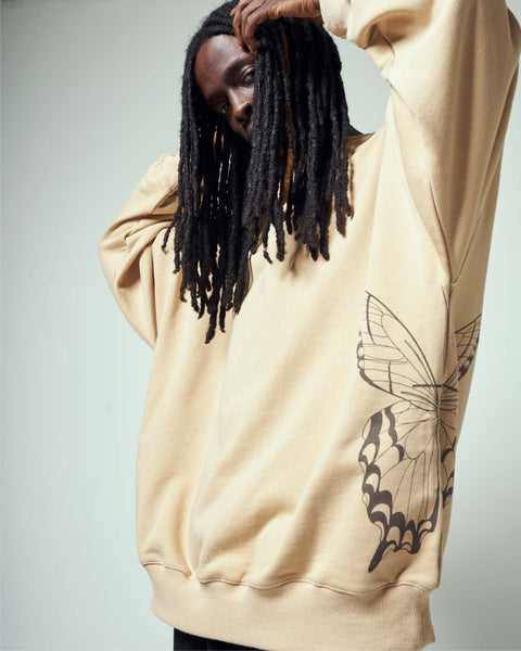 Barbed Wire Oversized Jumper - Men