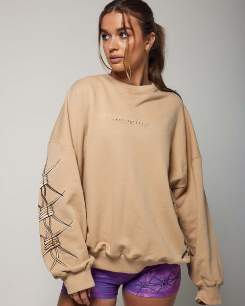 Barbed Wire Oversized Jumper