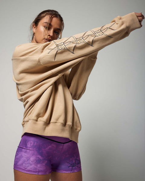 Barbed Wire Oversized Jumper