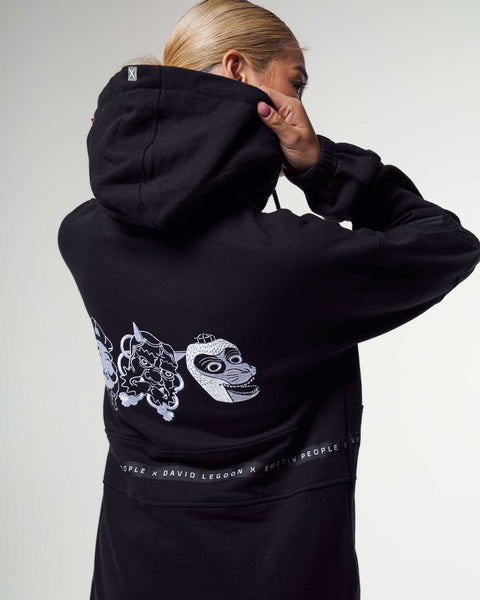 Mask Black Hoodie