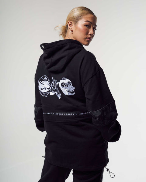 Mask Black Hoodie