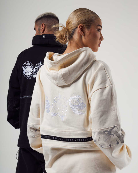 Mask Cream Hoodie