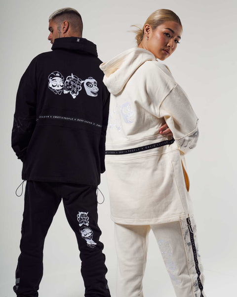 Mask Cream Hoodie