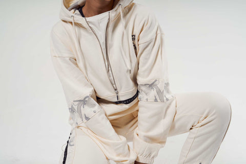 Mask Cream Hoodie