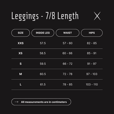 Snake on Black Legging - 7/8 Length