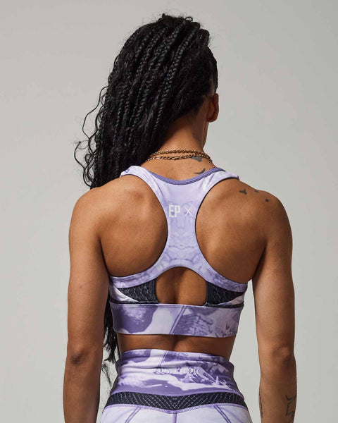Snake Lilac Bra Top