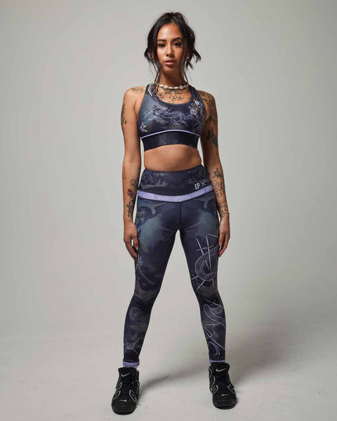 Snake Dark Legging - 7/8 Length