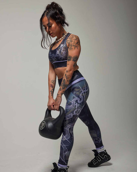 Snake Dark Legging - 7/8 Length