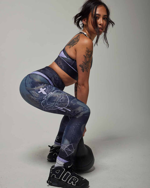 Snake Dark Legging - 7/8 Length
