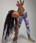 Snake Lilac Legging - 7/8 Length
