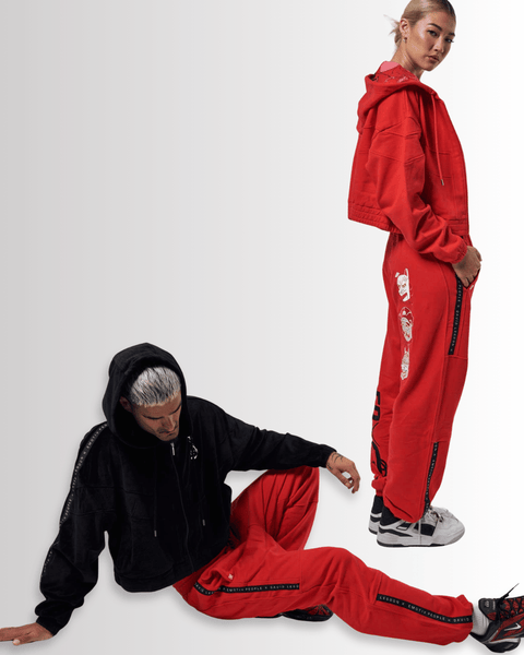 Mask Red Sweat Pant
