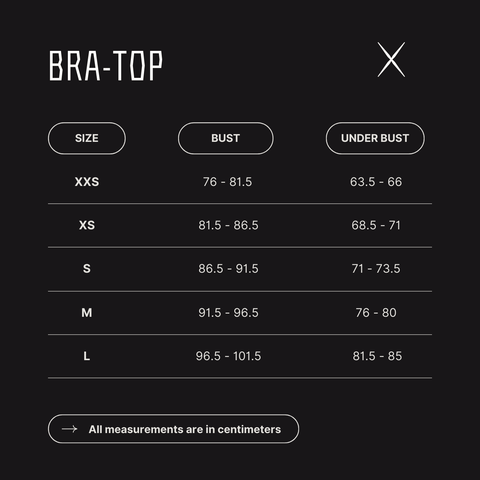 EPX Black Bra Top