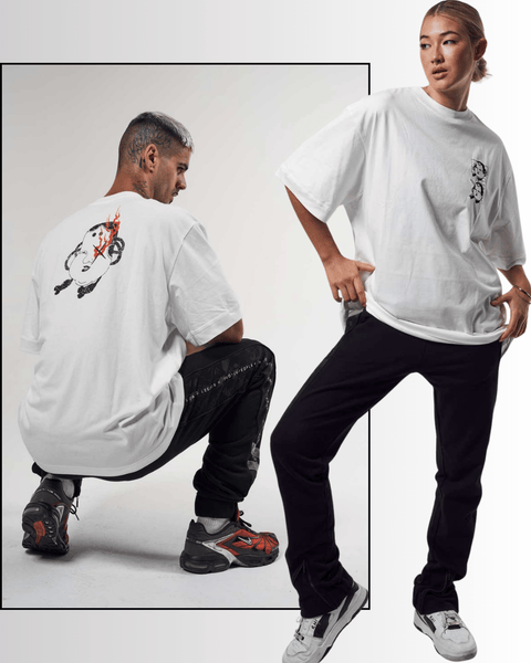 Mask White Box Tee