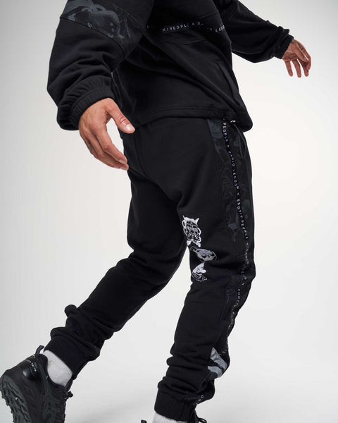 Mask Black Sweat Pant