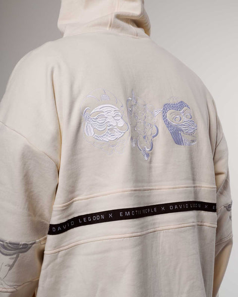 Mask Cream Hoodie