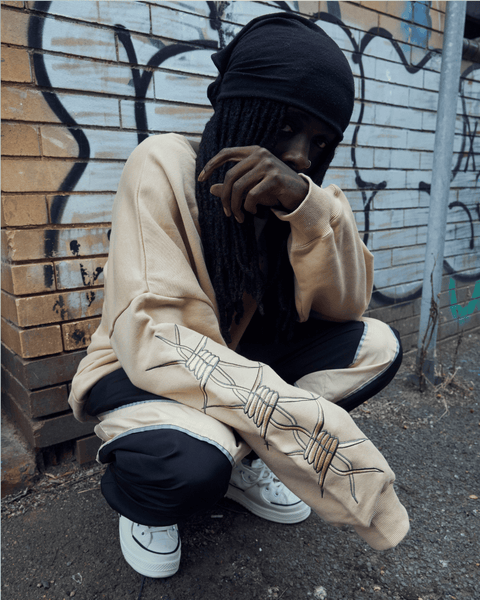 Barbed Wire Oversized Jumper