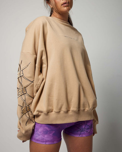 Barbed Wire Oversized Jumper